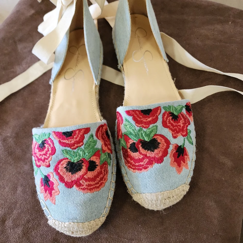 Jessica Simpson Fippo Espadrille Flats size 7